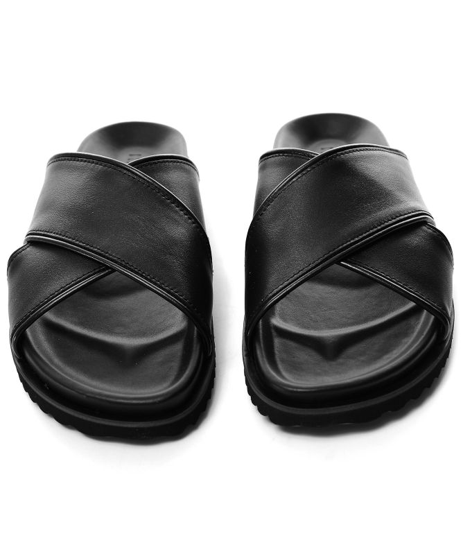 Hackett Leather Mikonos Crossover Sandals