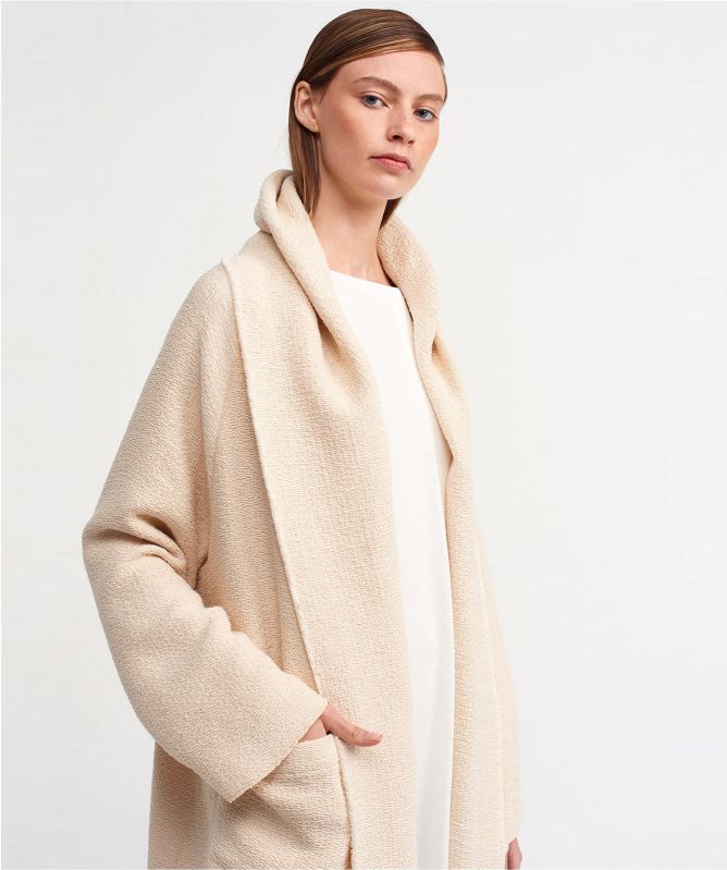 NU London Cotton Textured Coat