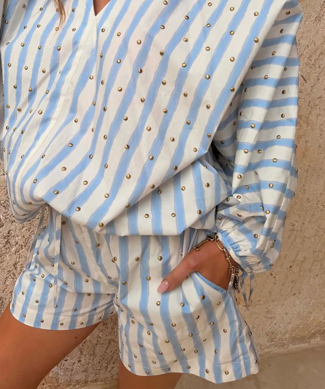 Never Fully Dressed Ellie Stripe Shorts
