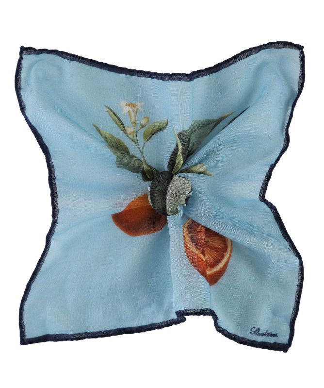 Stenstroms Citrus Print Pocket Square