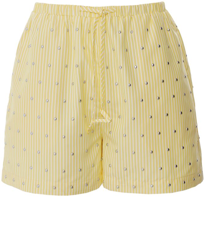 Never Fully Dressed Lemon Pinstripe Ellie Shorts