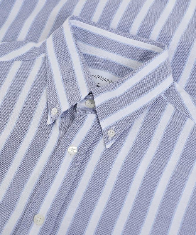 unfeigned Striped Baggy Oxford Shirt