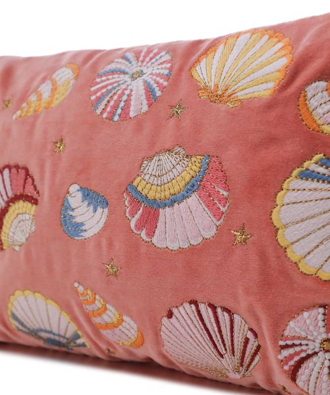 Elizabeth Scarlett Seashell Coral Everyday Pouch