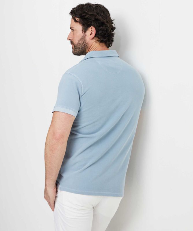 Thomas Maine Garment Dyed Polo Shirt