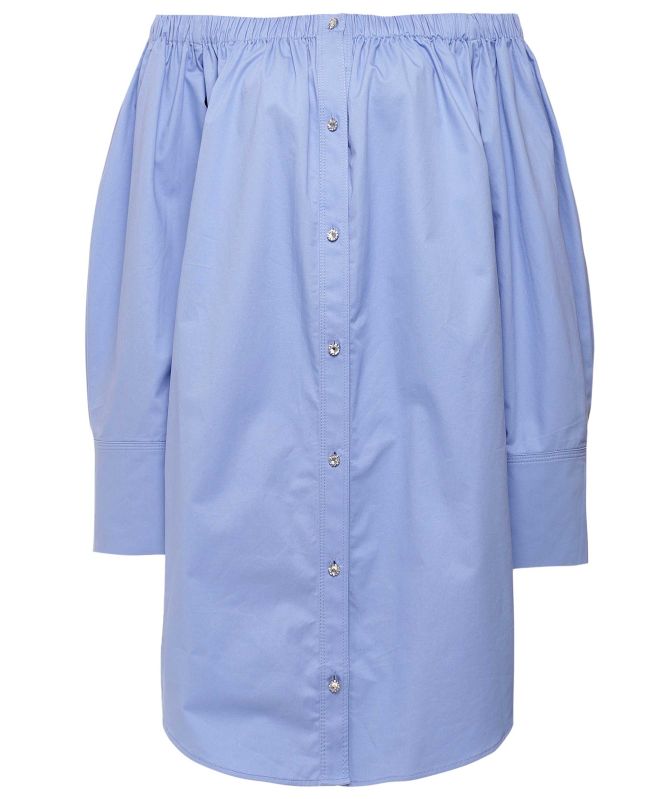 Stine Goya Amanuel Button-Up Mini Dress