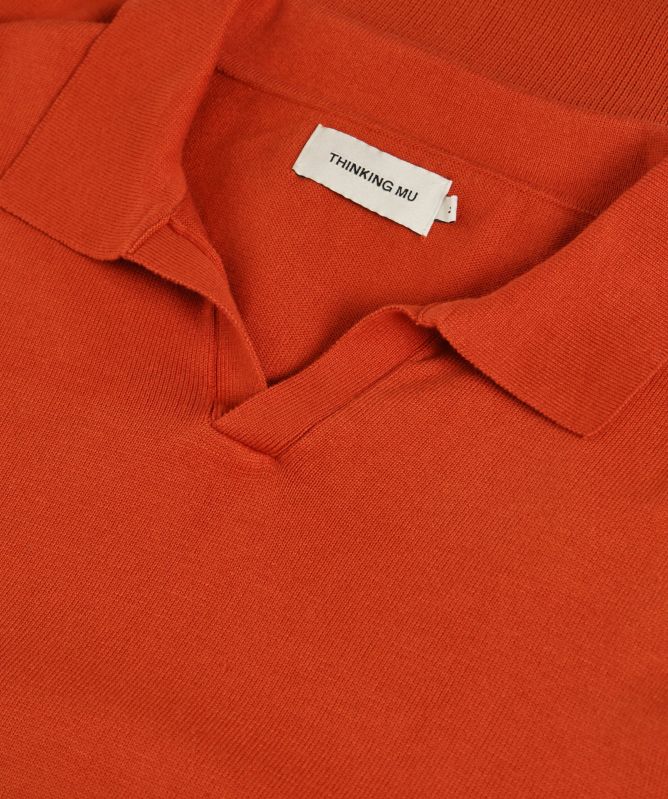 Thinking MU Knitted Phoenix Polo Shirt