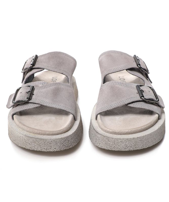 Lofina Suede Buckle Sandals