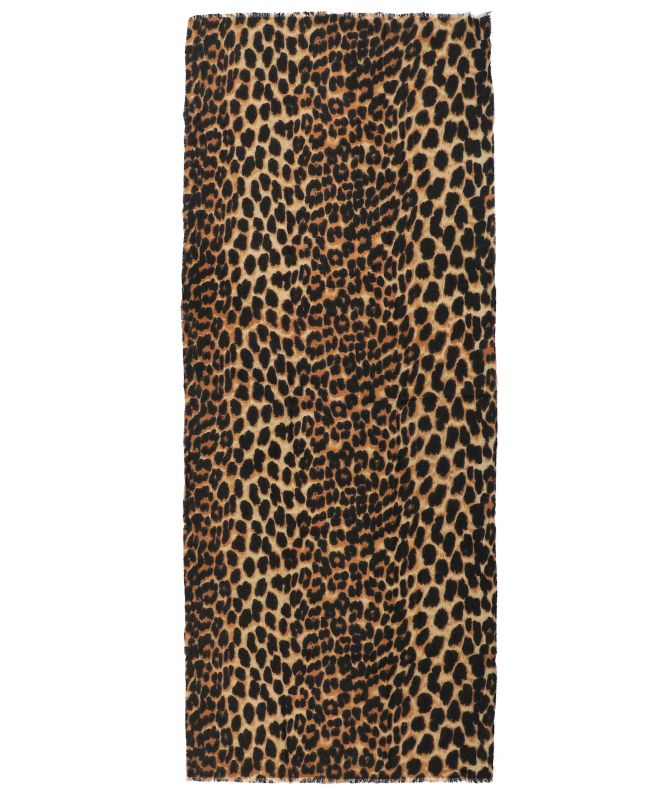 Rino and Pelle Malin Leopard Print Scarf