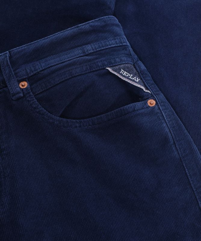 Replay Straight Fit Corduroy Grover Jeans