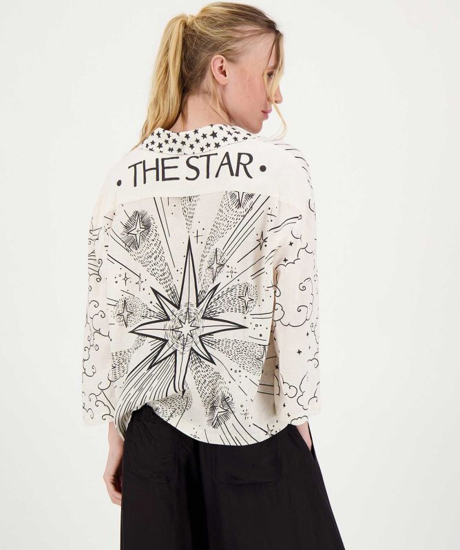 Me369 Nori Zodiac Cropped Shirt