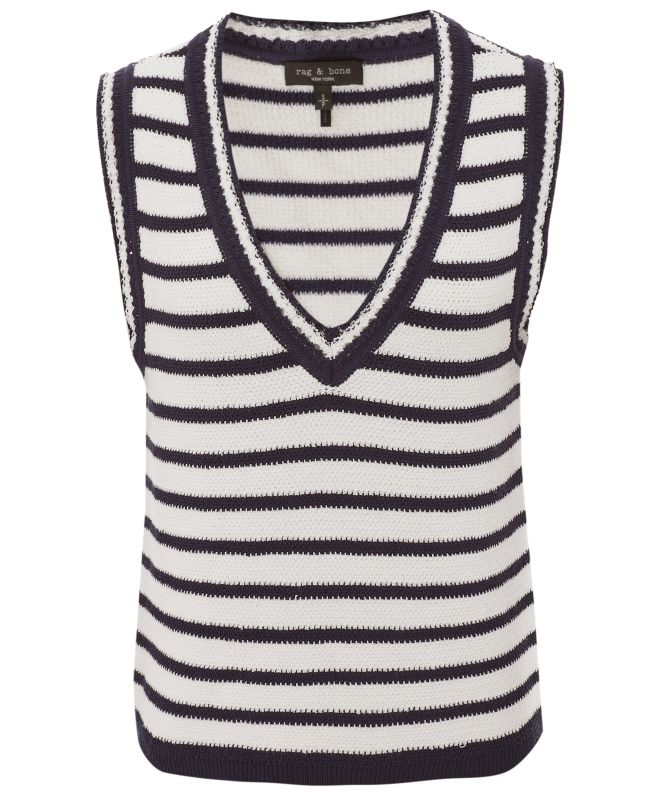 Rag and Bone Meghan Striped Vest