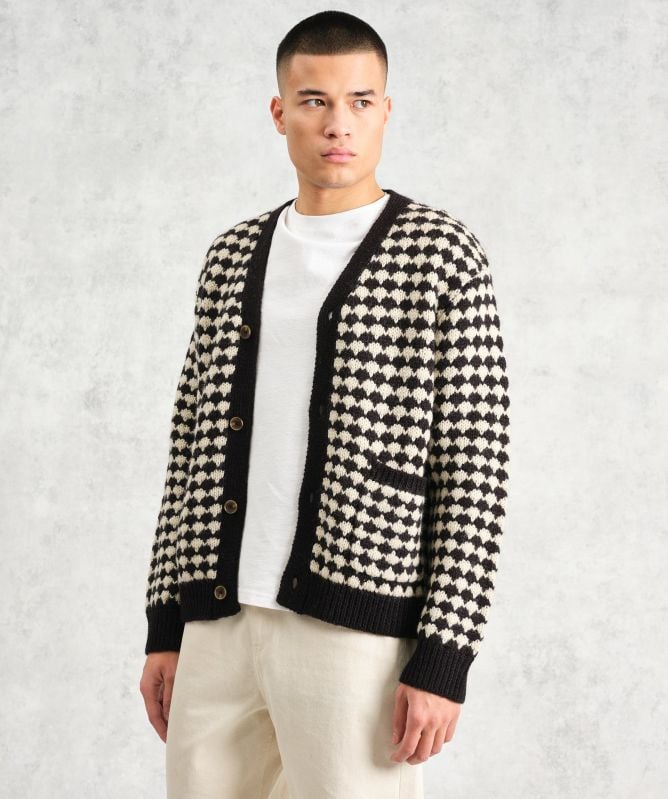 Wax London Bubble Knit Walker Cardigan