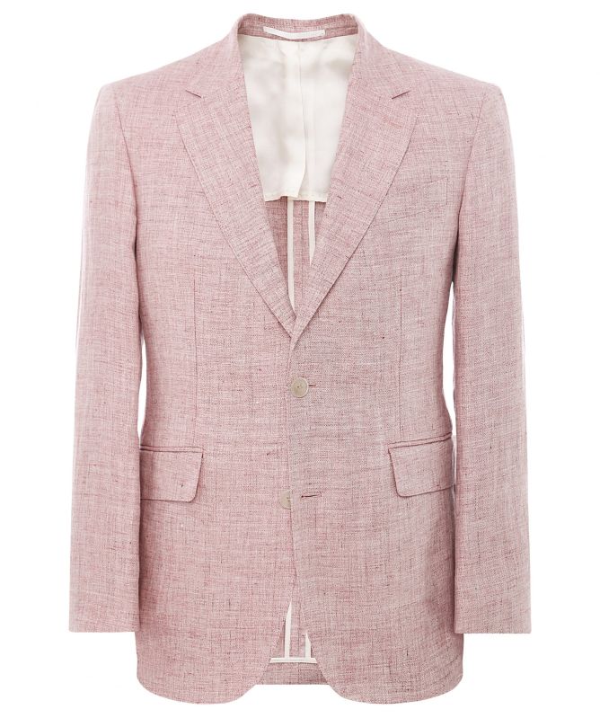 Hackett Hopsack Delave Linen Jacket