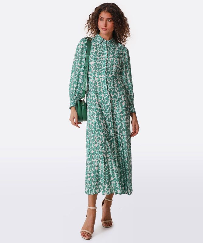 georgina green dress Georgina Girls Dress - Olive Green