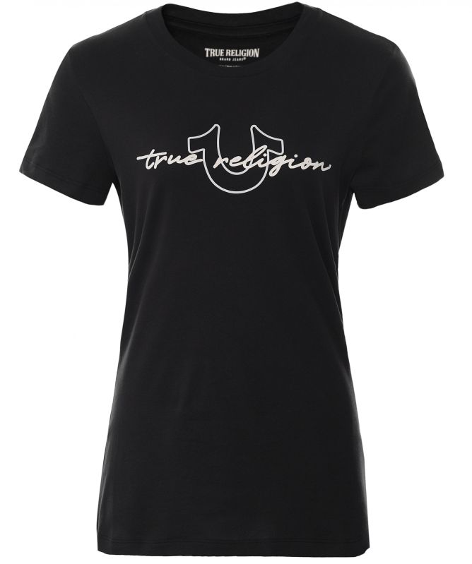 True Religion Script Logo Tee
