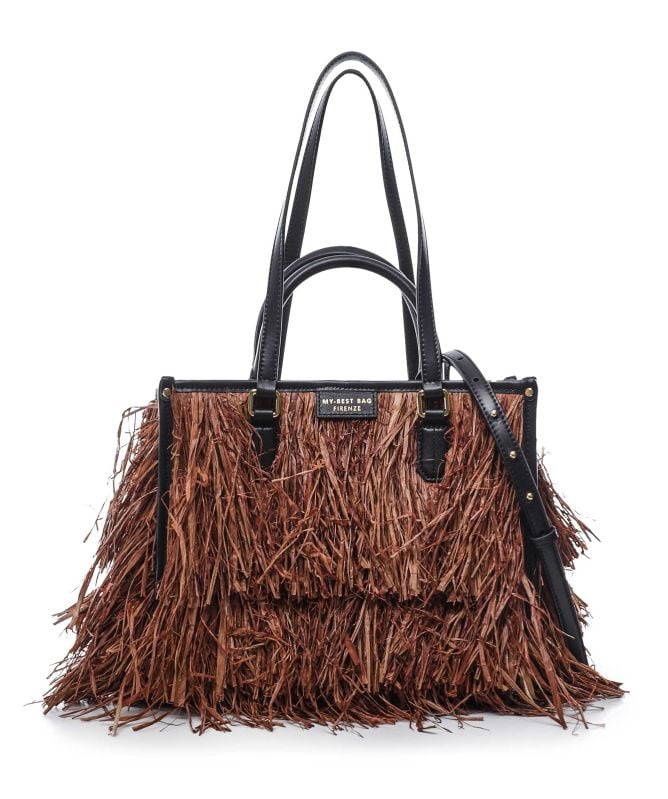 My Best Bag Firenze Atena Bali Fringed Tote Bag
