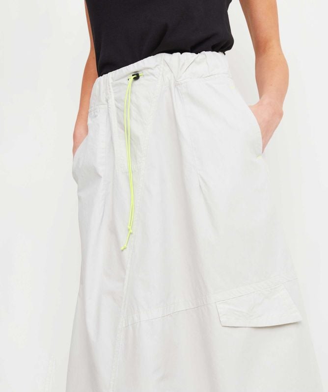 Lurdes Bergada Flared Drawstring Midi Skirt