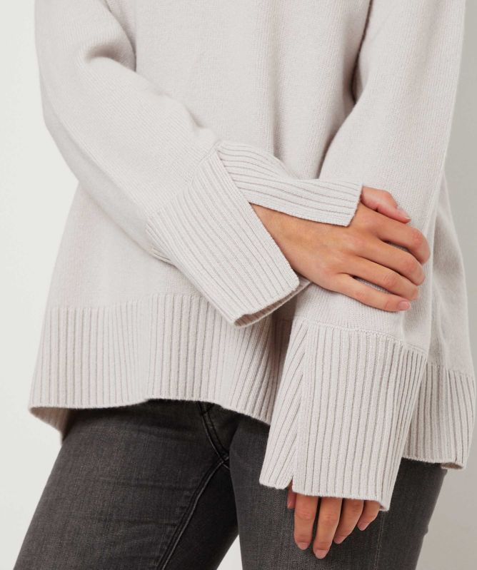 Van Kukil Cashmere Split Back Jumper