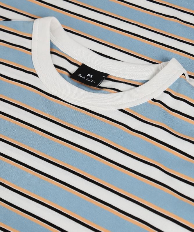 Paul Smith Organic Cotton Striped T-Shirt