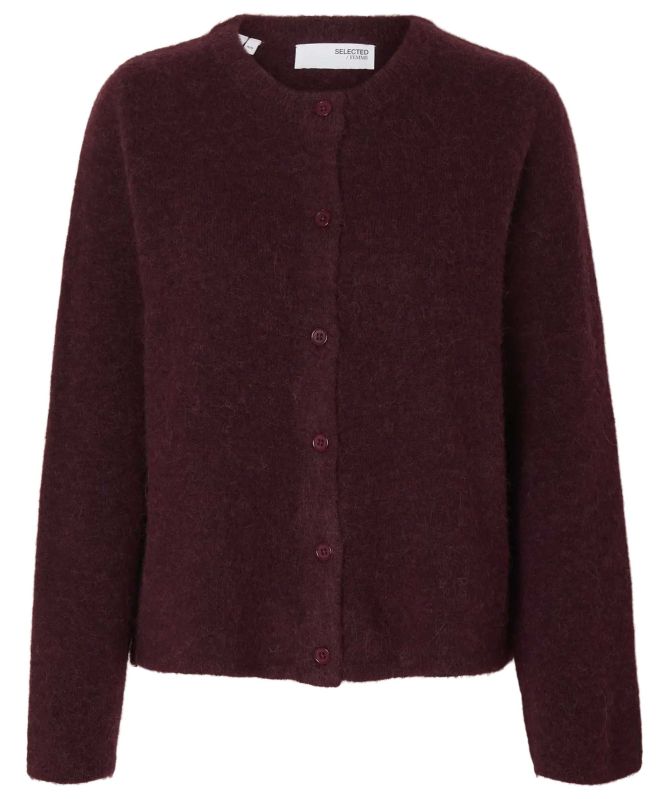 Selected Lulu Round Neck Knit Cardigan