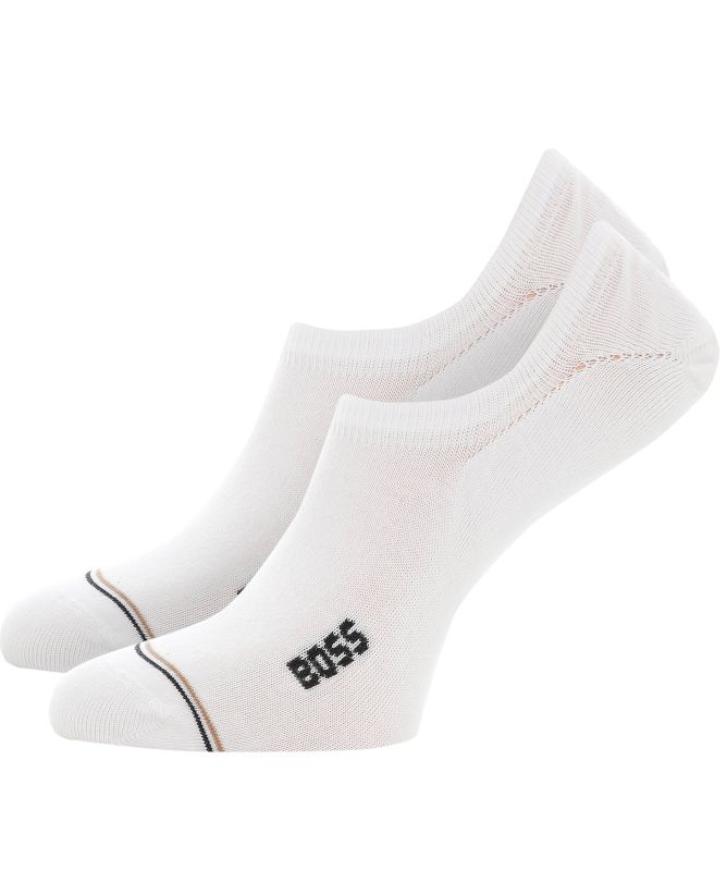 BOSS LC Iconic CC Invisible Socks 2 Pack