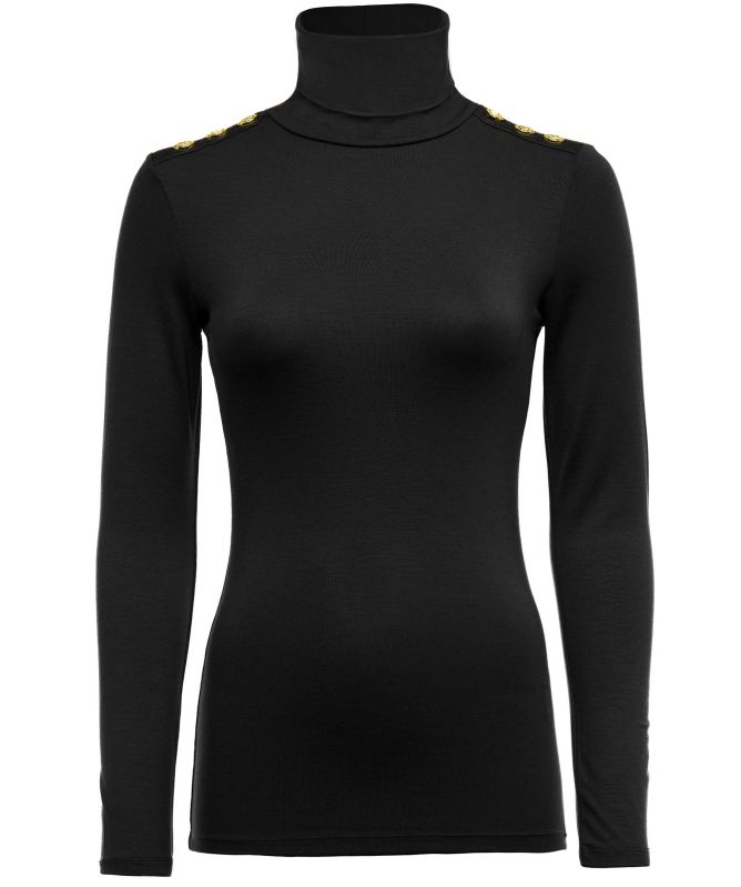 Holland Cooper Long Sleeve Roll Neck Top