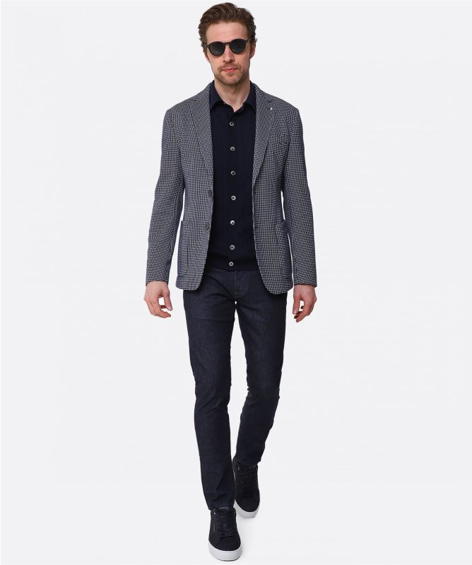 BOSS Houndstooth C-Hanry-J-222 Jacket