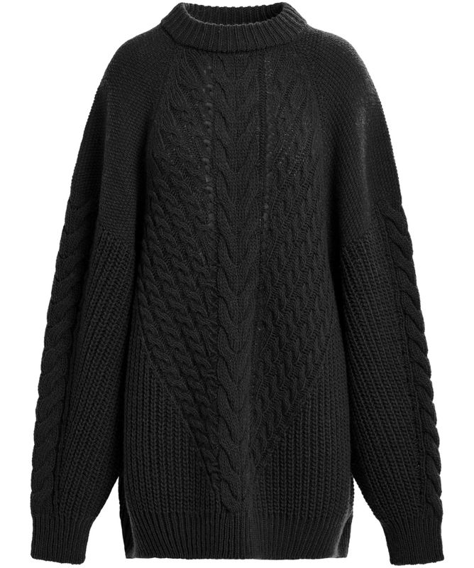 Essentiel Antwerp Oversized Cable-Knitted Jumper