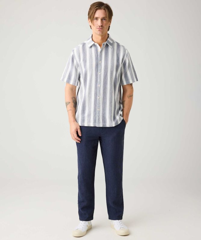 Knowledge Cotton Regular Linen Pants