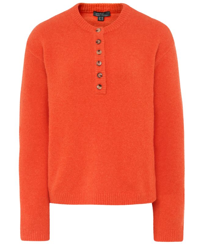 Nobody's Child Relaxed Fit Henley Sweater