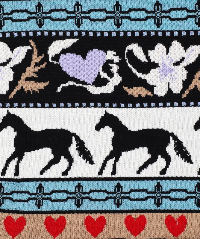 Hayley Menzies Annie Merino Jacquard Fringed Scarf