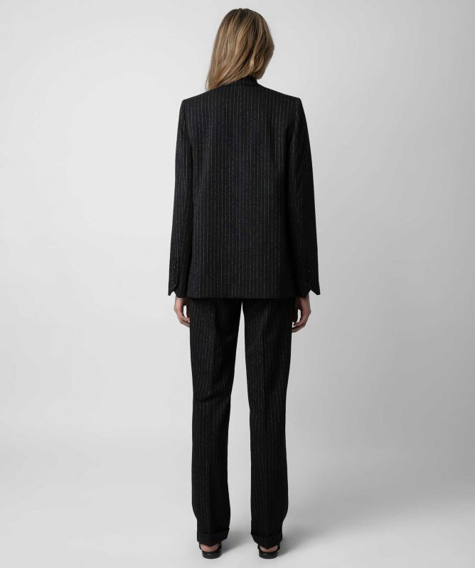 Zadig and Voltaire Valdo Pinstripe Blazer