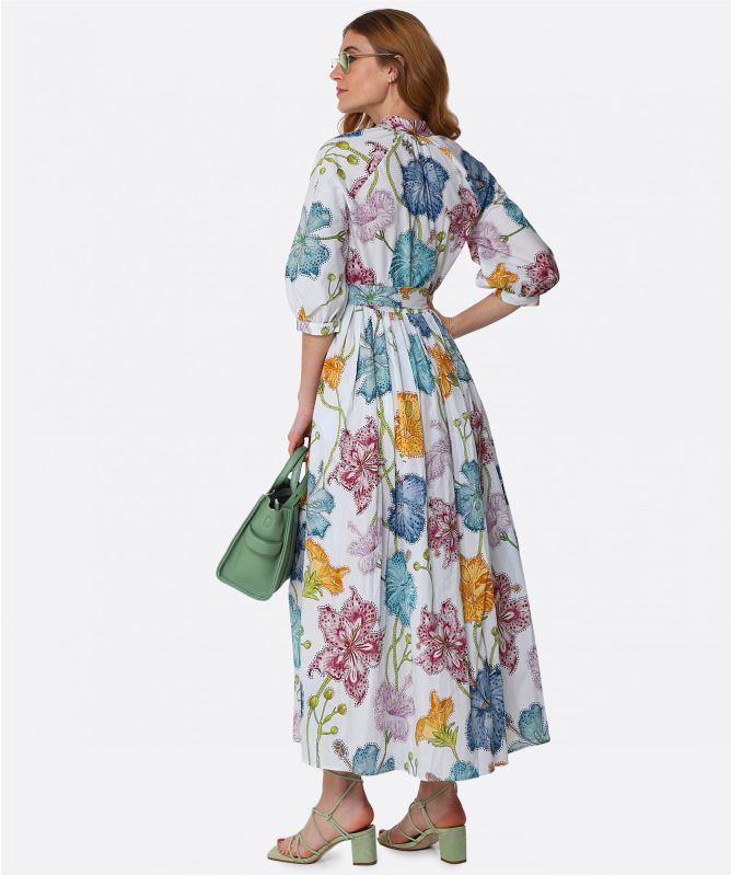 Hayley Menzies Cotton Floral Shirt Dress