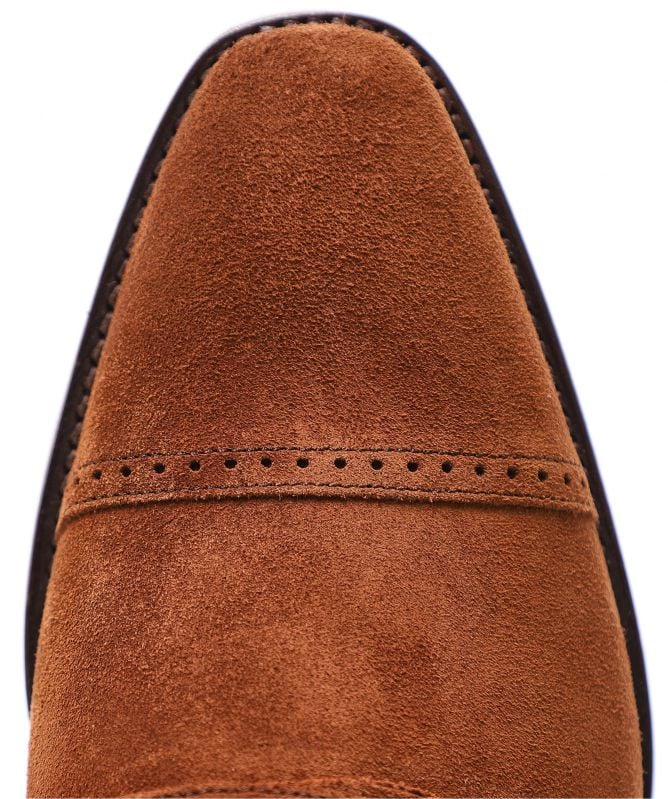 Barker X Jules B Suede Lancaster Monk Shoes
