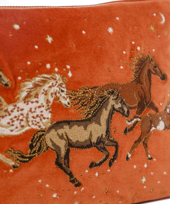 Elizabeth Scarlett Celestial Wild Horses Pouch