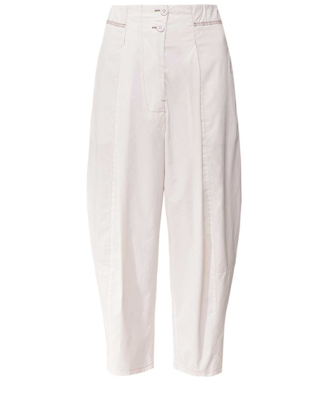 Lurdes Bergada High Waisted Barrel Leg Pants