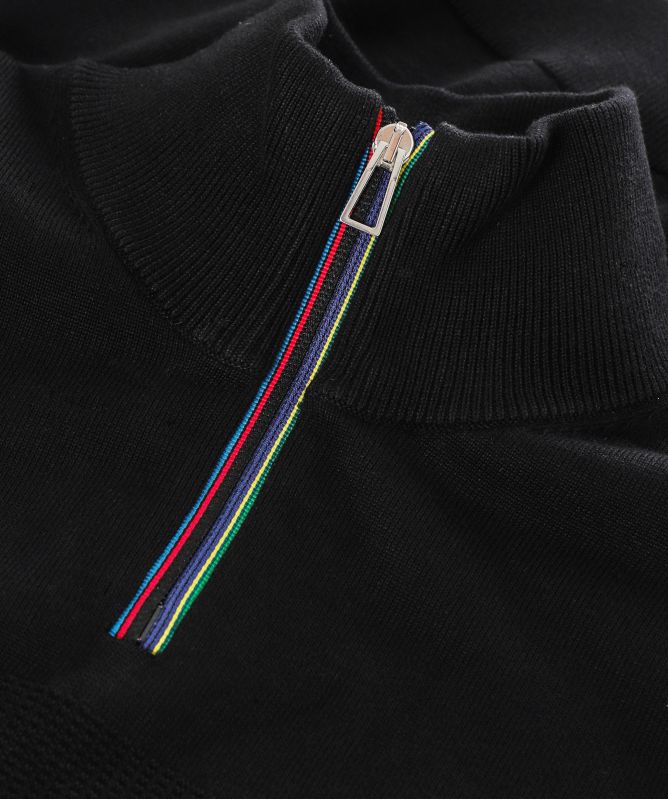 Paul Smith Sports Stripe Quarter Zipper Sweater