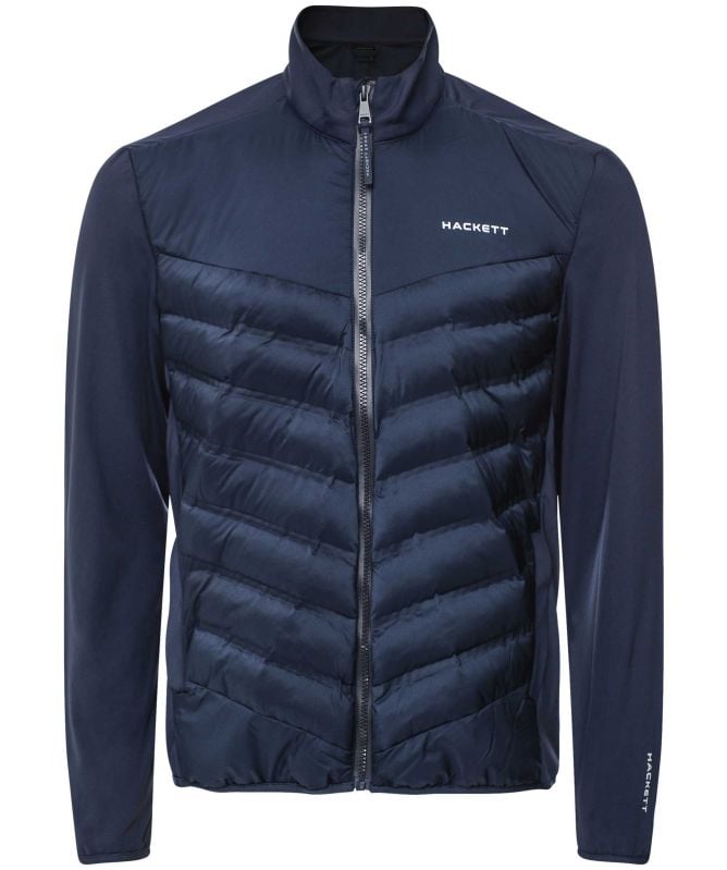 Hackett Quilted Zip Sweatshirt