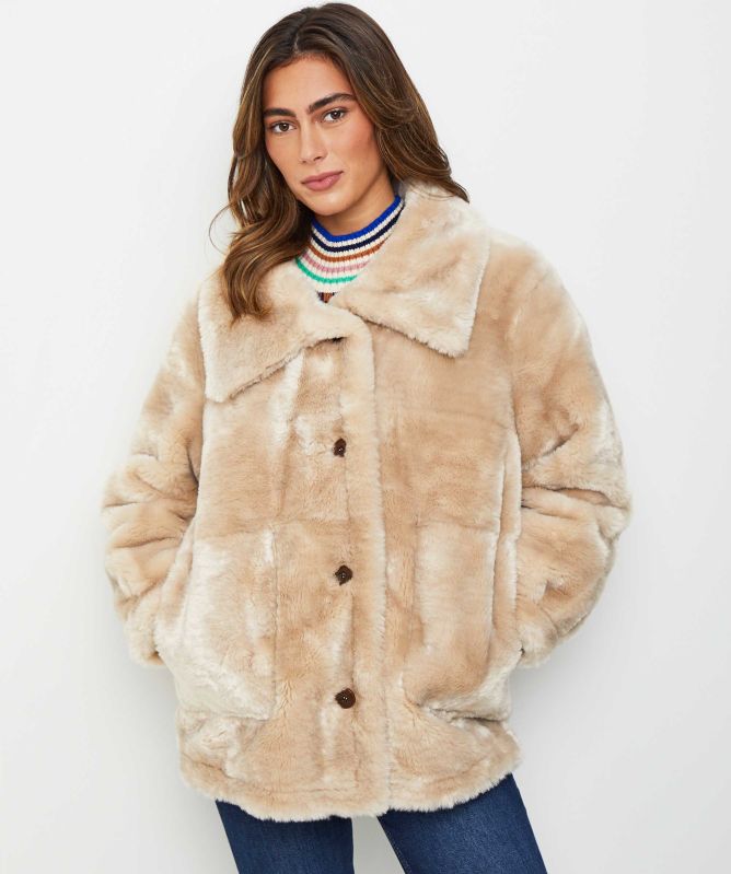 Studio Nordiic Faux Fur Reversible Coat