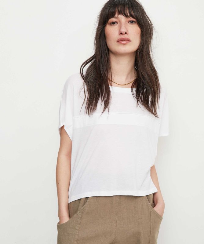 Lurdes Bergada Cropped Splash T-Shirt