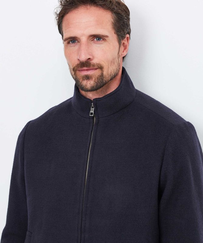 Peter Millar Crown Flex Fleece Bomber Jacket