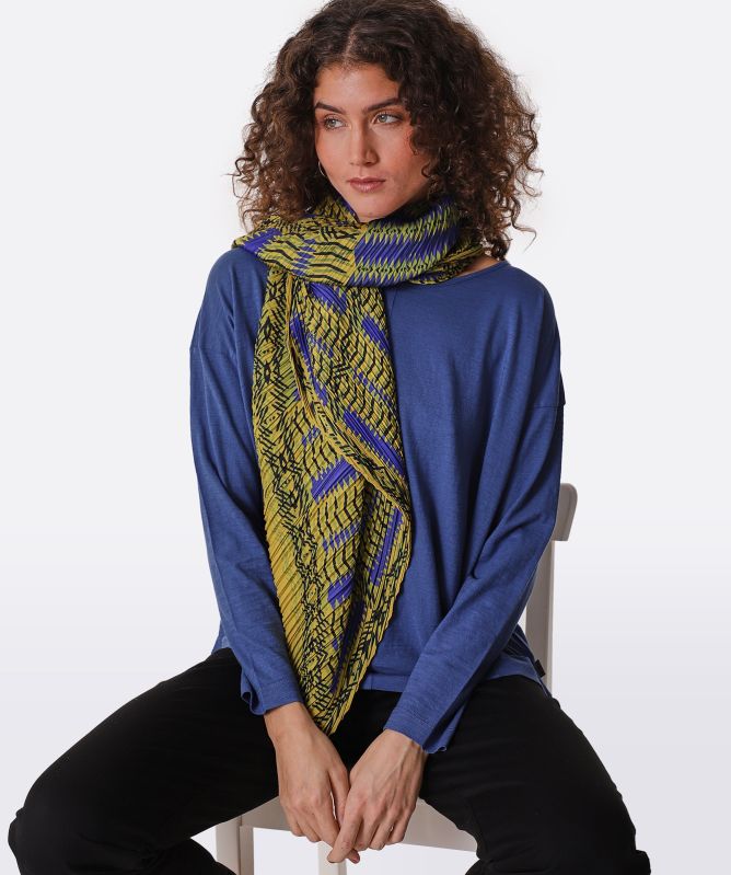 Alexandra Tsoukala Circe Pleated Scarf