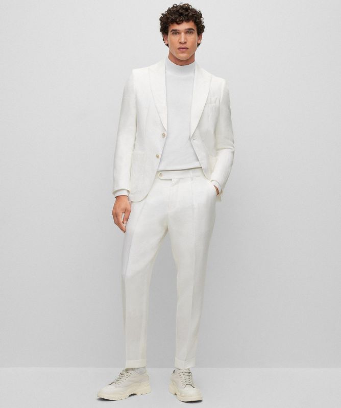 BOSS Linen H-Hutson-Peak-232 Blazer