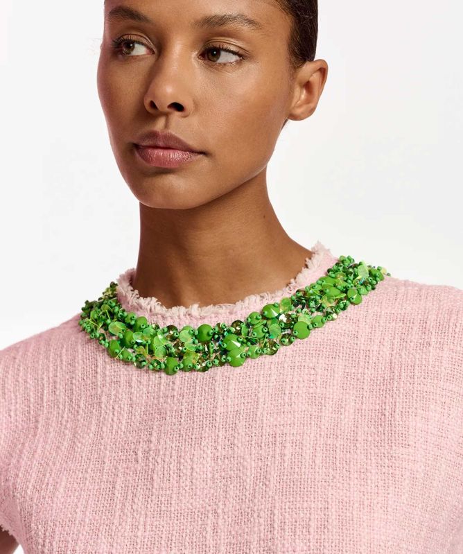 Essentiel Antwerp Embellished Neckline Field Top