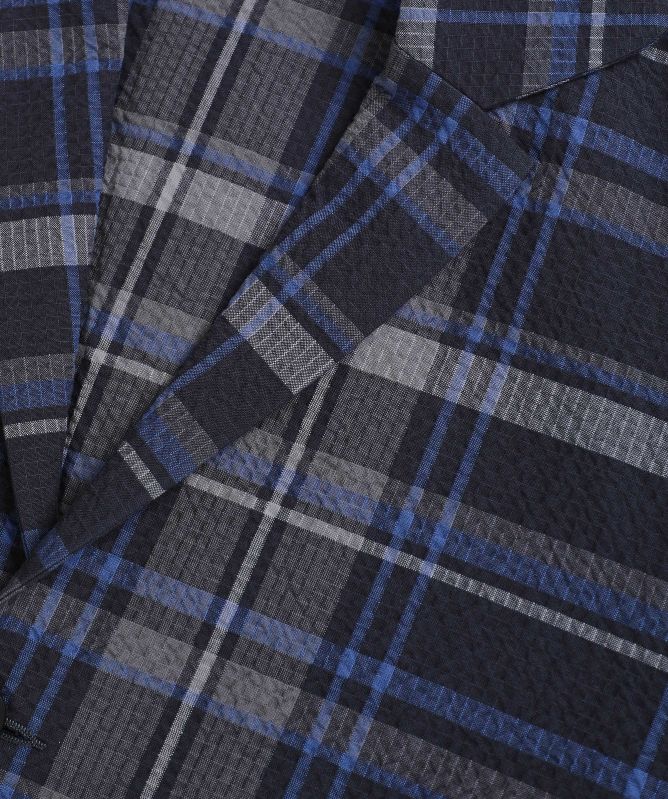 unfeigned Seersucker Check Blazer
