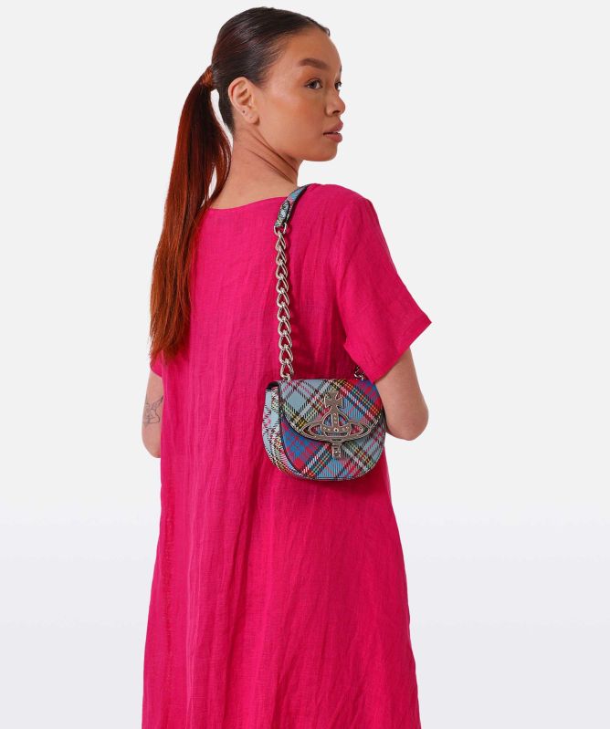 Vivienne Westwood Betty Macandy Tartan Saddle Bag