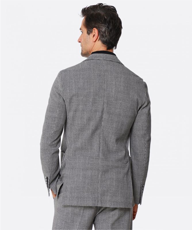 Circolo 1901 Stretch Cotton Dogtooth Jacket