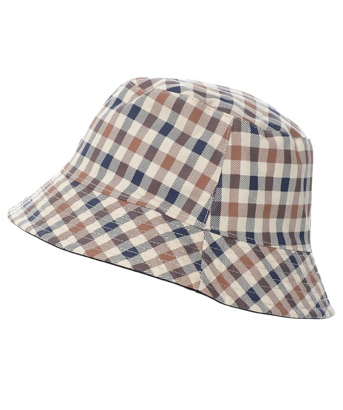 Aquascutum Reversible Club Check Bucket Hat