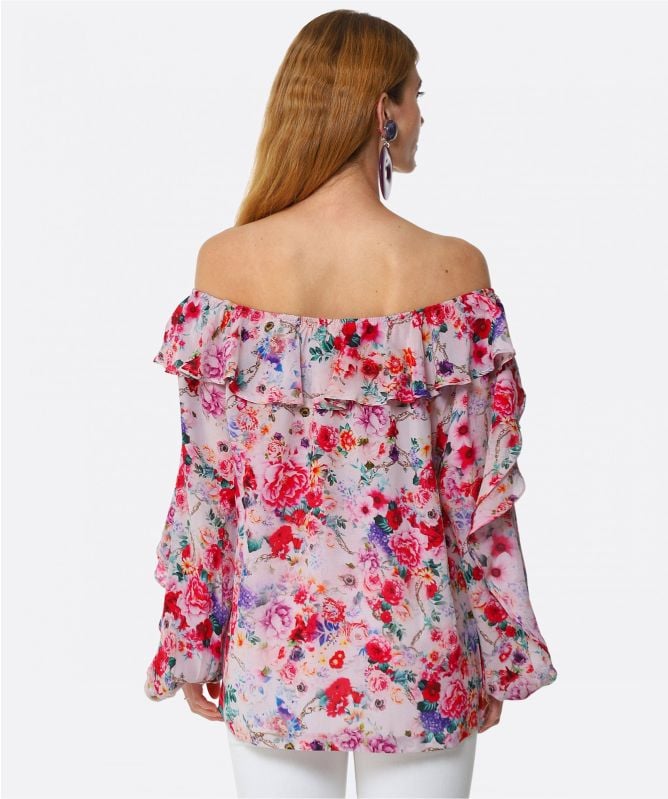 Inoa Silk Flamenco Top