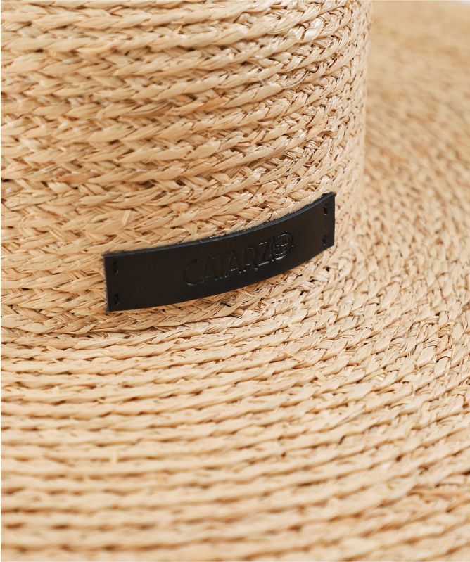 Filippo Catarzi Wide Brim Raffia Hat
